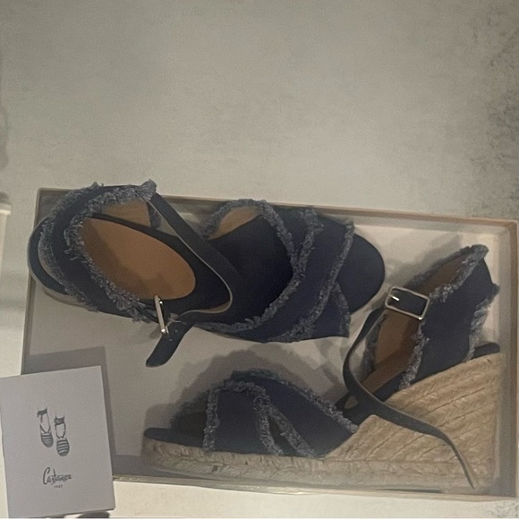 NWT Castaner 70mm Espadrille Wedge - Picture 3 of 5